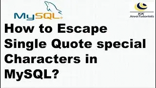 How to add single quote in SQL query in MySQL ? | How to escape apostrophe (') in MySQL?