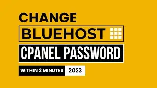 How To Change Bluehost Password | Change Bluehost Cpanel Password | Reset Bluehost Password 2024