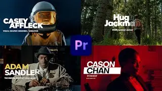 Big LOWER THIRD Titles | Free Premiere Pro Template