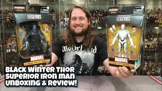 Black Winter Thor & Superior Iron Man Marvel Legends Unboxing & Review!