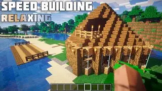 speed building minecraft  ( relaxing ) full hd time lapse