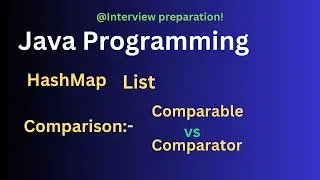 Comparing Comparable, List, and HashMap in Java