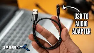 SABRENT USB to 3.5mm Audio Jack Active Adapter | CB-UA35