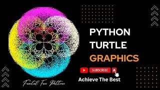 Tree Pattern by Python Turtle Graphics || VS Code || 