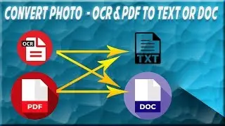 How To Convert pdf to word without software  or JPG Photo to Word (doc) or text in 5 Seconds free