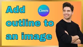 How to add an outline to an image in Canva