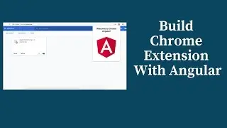 Building a chrome extension with angular