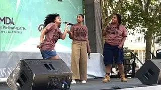 The Cast of Alicia Keys' 'Hell's Kitchen' Perform at Broadway in Bryant Park