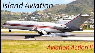 Mini Rush Hour !!! 727-200F/Pilatus PC-12/737-800/Beech 99F/Cessna 208 Caravan...@ St. Kitts Airport