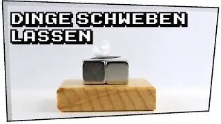 Dinge schweben lassen! (Graphitplättchen + Neodym Magnete) - Heimexperimente #05