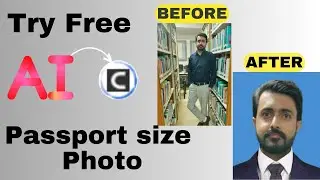 Free AI tool to create passport size photos || Convert existing photo into passport size || aitools