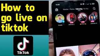 Tiktok par live kaise aate hain | tiktok par live aane ka tarika 2024