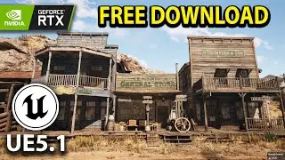 FREE Wild West Environment | Unreal Engine 5.1