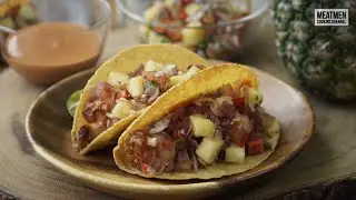 Sio Bak Tacos with Pineapple Salsa