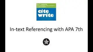 In-text referencing with APA 7th