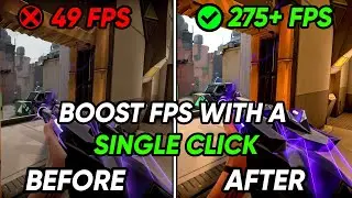 🔧How To Boost FPS in Valorant With A SINGLE CLICK ✅ | Valorant Lag Fix (2021)