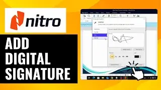 How To Add Digital Signature in Nitro PDF | Secure Your Documents Easily