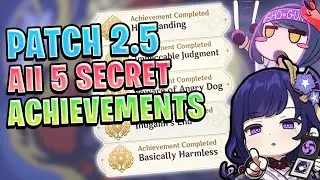 Genshin 2.5 ALL HIDDEN Achievements | DETAILED GUIDE |