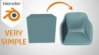 Blender Chair Tutorial: From Default Cube to Designer Seat - Step-by-Step Guide!