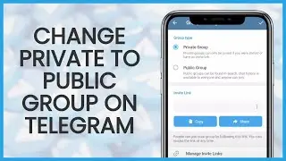 How to Change Private Group to Public Group on Telegram | Telegram Guide