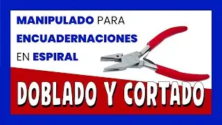 👌 Alicate de CORTAR Y DOBLAR espiral de encuadernado PMA AL 2