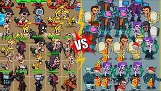 Toilet Monster Merge Games Vs Merge War Monster, Merge Battle Gameplay