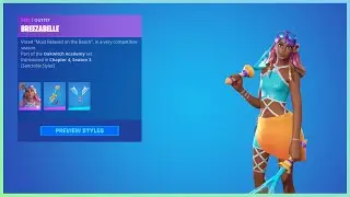 New july 2023 Fortnite crew pack breezabelle (Full showcase)