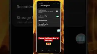 Enable Call Recording in Samsung #shortvideo #shorts #callrecording #samsungcallrec