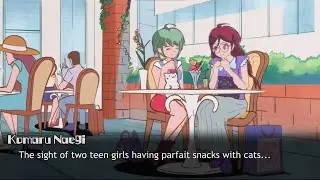 Toko and Komaru on a date