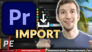 How to Import Footage in Premiere Pro (Adobe Premiere Pro CC 2020)