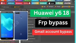 Huawei y6 18 frp unlock tool crack  / frp bypass y6 18 / huawei y6 prime gmail account bypass