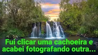 Fui clicar uma cachoeira e acabei fotografando outra...