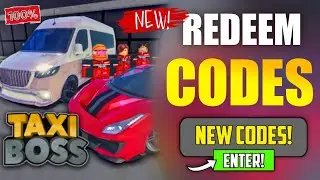 NEW TAXI BOSS CODES - TAXI BOSS CODES ROBLOX 2024 - TAXI BOSS CODE 2024