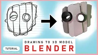 Easily Turn a Drawing into a 3D Model in Blender