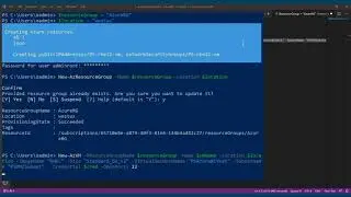 PowerShell ile Azure'da RHEL VM  olusturma