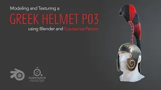 Modeling and Texturing an Ancient Greek Helmet 03 - Crest Hair