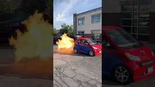 This car is absolutely fire... literally! 🔥 #cars #fire #vehicles