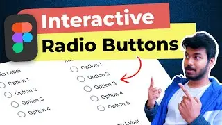 How to Design an Interactive Radio Button in Figma | Beginners Tutorial