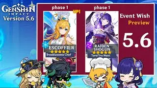 BIG NEWS! ESCOFFIER, RAIDEN SHOGUN, KINICH AND NAVIA IN 5.6! - Genshin Impact