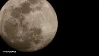 Samsung S23 ultra moon zoom