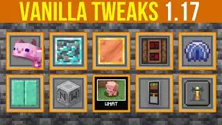 Minecraft 1.17 Vanilla Tweaks! Memes, HD Shields & More!