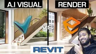 RENDER vs AI :  Enscape and Veras AI Generated visuals in REVIT