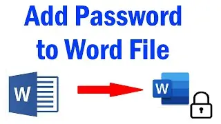 How to Add password to Ms Word document | How to lock a word document | word document password