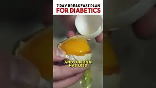 A Big Egg | 7 Day Breakfast Plan For Diabetics