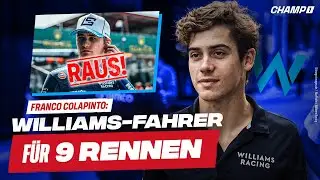 Williams schmeißt Sargeant mit sofortiger Wirkung raus! Franco Colapinto übernimmt! | BREAKING NEWS