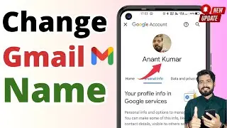 Gmail Account Ka  Name Change Kaise Kare | How to Change Gmail Account Name | google account |