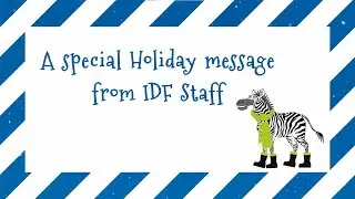 Happy Holidays from IDF Staff - 2020