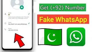 Create Fake WhatsApp Account 2024 - How To Create Fake WhatsApp Account With Pakistani Number