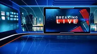 breaking news green background