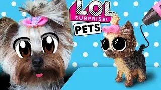 ЛОЛ КУКЛЫ ПУПСЯ и СЕМЬЯ! ИГРУШКИ LOL PETS! наши ЛОЛ ПИТОМЦЫ! LOL SURPRISE СВОИМИ РУКАМИ и 3Д РУЧКА